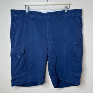 Polo Ralph Lauren Shorts Mens 44T Navy Blue Relaxed Fit Cargo Pockets